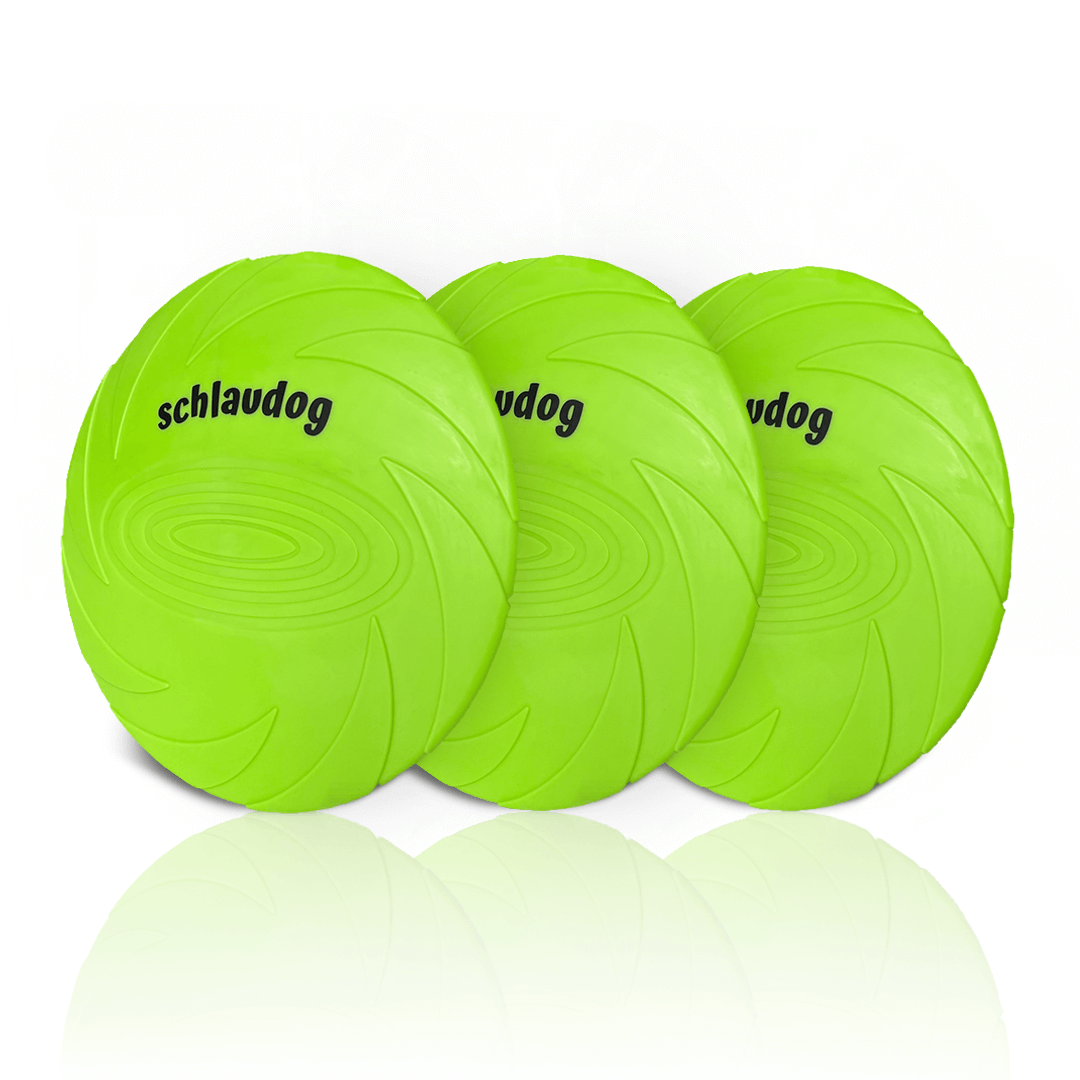 schlaudog Hundefrisbee - langlebige Wurffrisbee für aktive Hunde