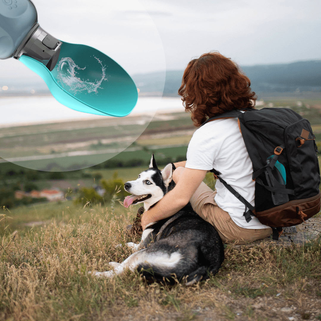 Aquafast - Innovative Reise-Trinkflasche für Hunde