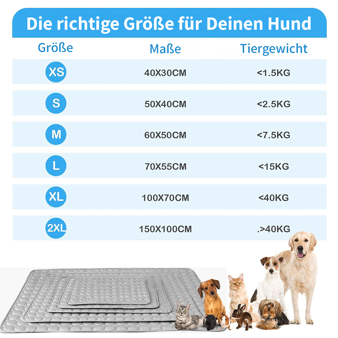 CoolMat - Kühlende Hundematte für heiße Tage