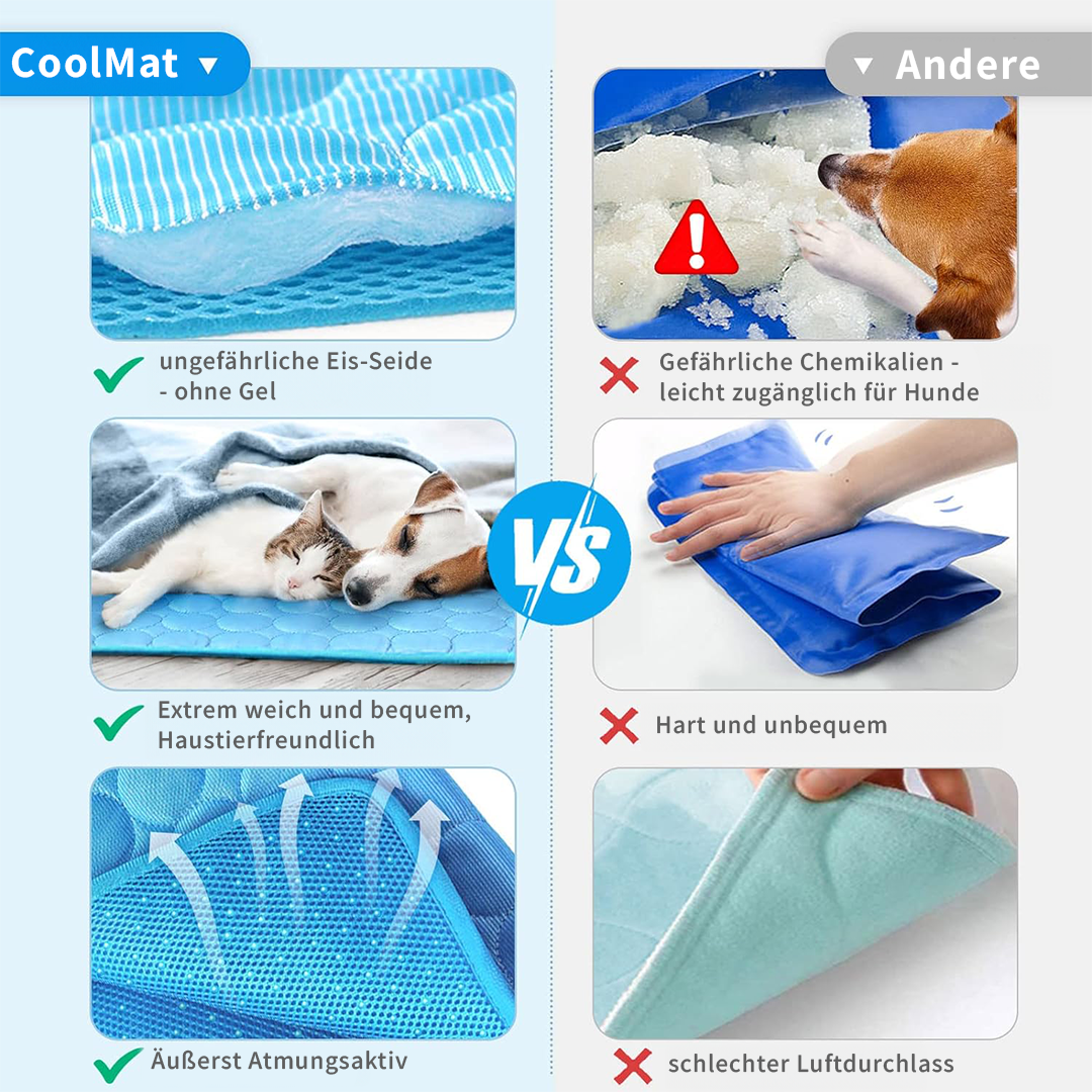 CoolMat - Kühlende Hundematte für heiße Tage