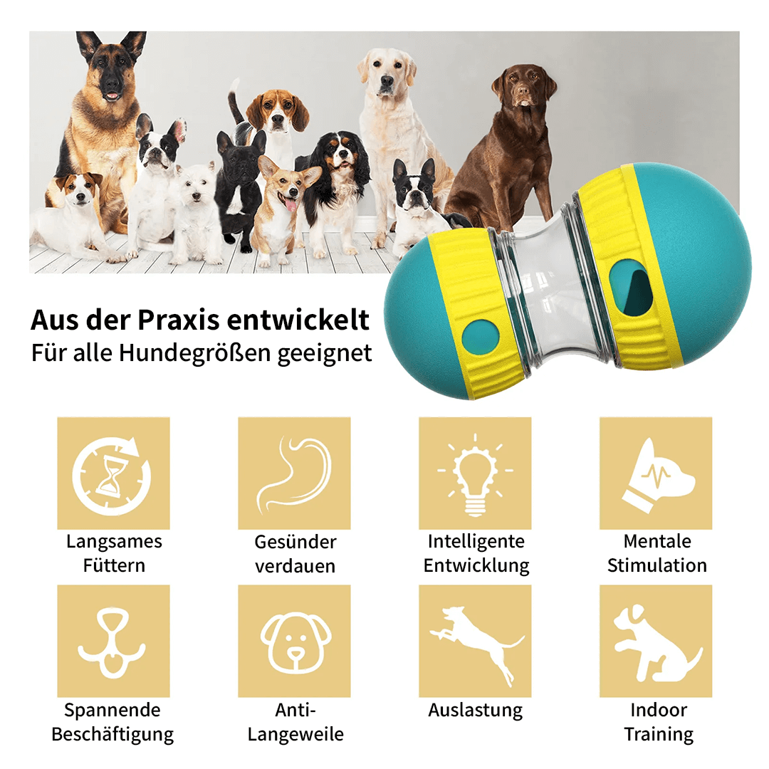 Toniball - Interaktiver Futterball für reguliertes Fressen