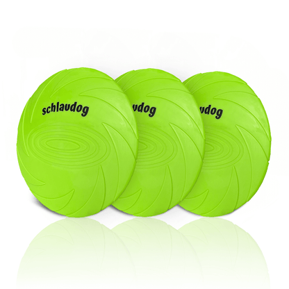 schlaudog Hundefrisbee - langlebige Wurffrisbee für aktive Hunde